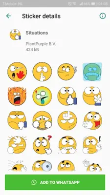 Emojidom WAStickerApps android App screenshot 1